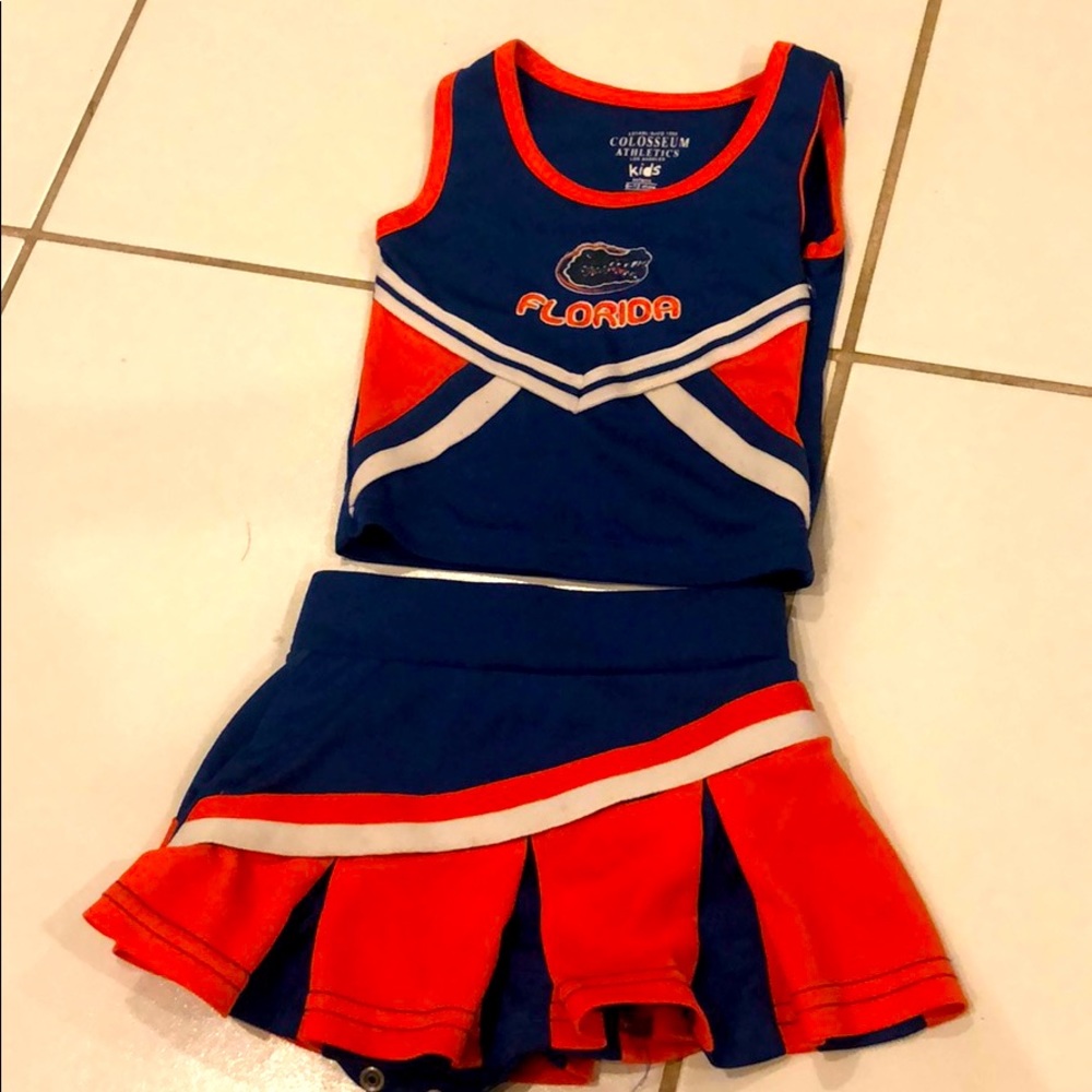 Baby Florida Gators cheer outfit 6-12 months